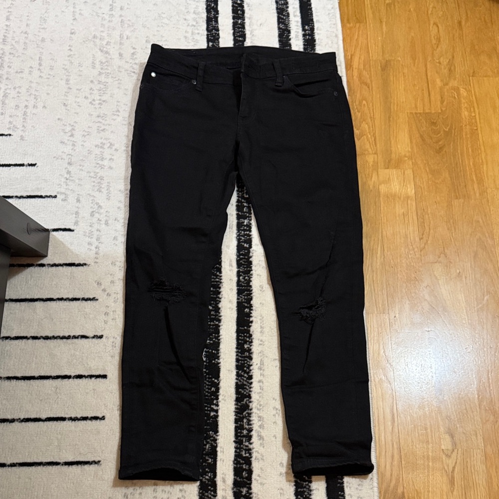 Denim&Supply Ralph Lauren Black Distressed Jeans
